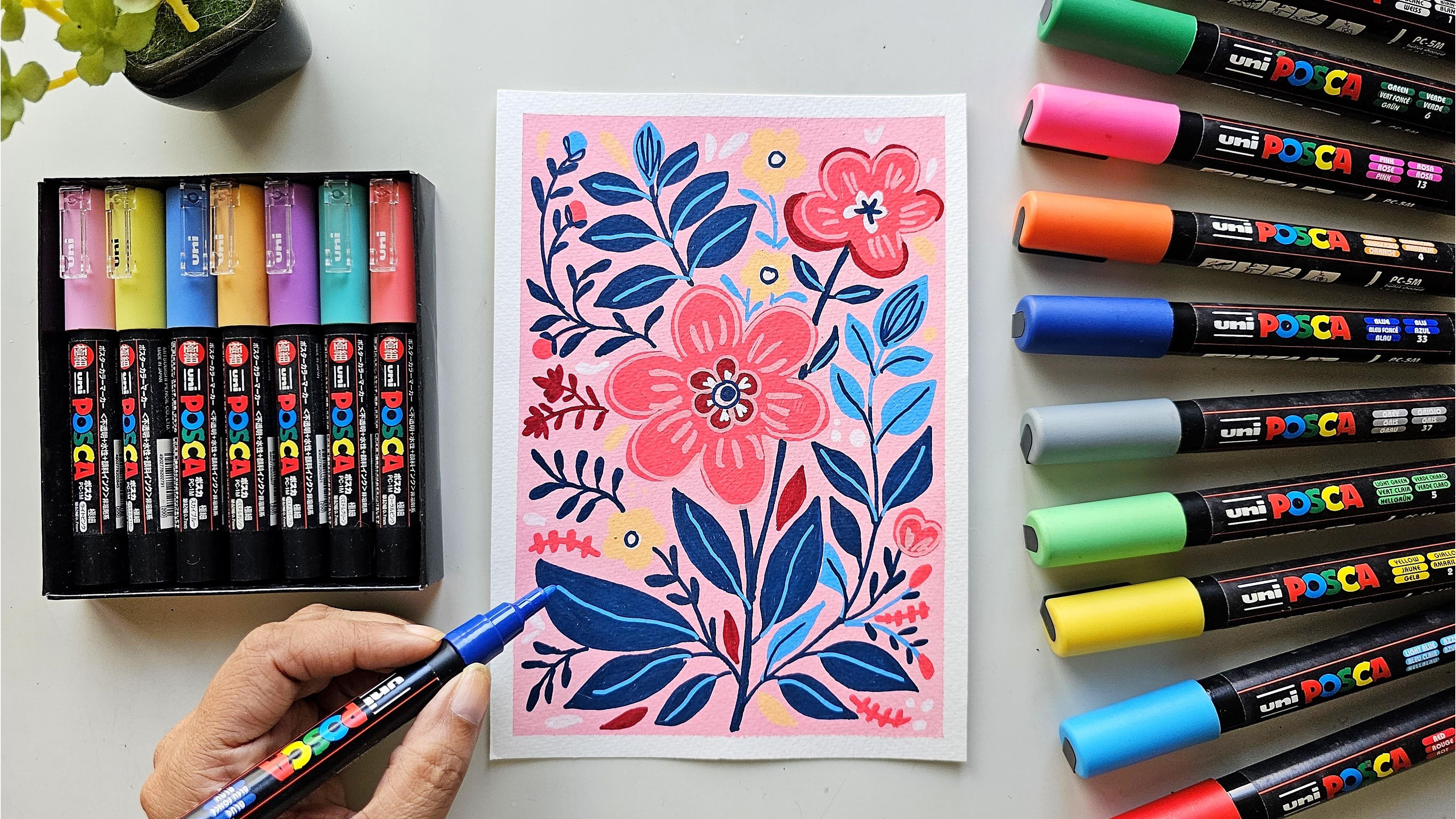 Posca málningarpennar — fjölhæfustu tækin sem til eru